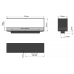 Биокамин Decoflame Montreal 1200mm Торцевой сквозной 3-х сторонний категории Биокамины