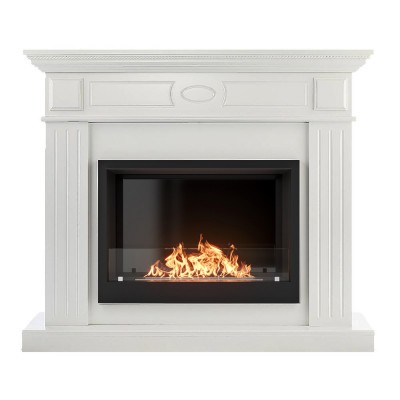 Каминокомплект: Биокамин Firelight BFP/P-2520, портал Bianco 25 белый категории Биокамины