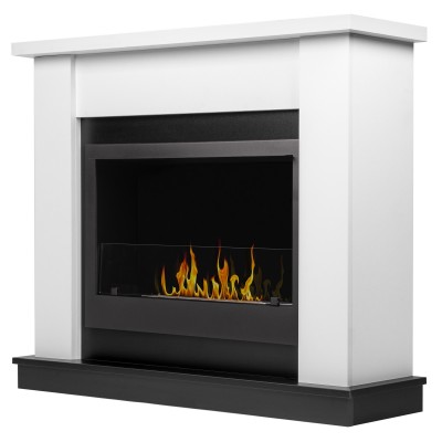 Каминокомплект: Биокамин Firelight BFP/P-2520, портал Canto 25 белый категории Биокамины