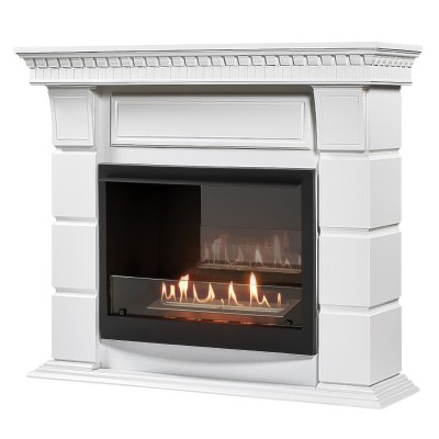 Каминокомплект: Биокамин Firelight BFP/P-2520, портал Elegante 25 белый категории Биокамины