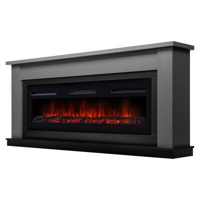 Каминокомплект: Очаг Electrolux Infinity EFP/P-1600ULS, портал Canto Long графит, черный категории Каминокомплекты