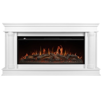 Каминокомплект: Очаг Royal Thermo Aurora RTFP/P-AR40LS, портал Olympia 42/40/36, белый категории Каминокомплекты