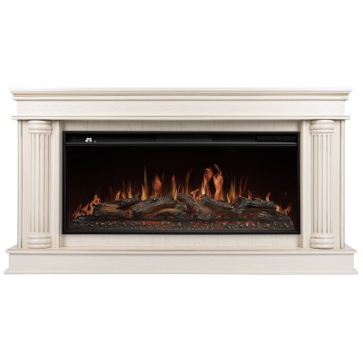 Каминокомплект: Очаг Royal Thermo Aurora RTFP/P-AR40LS, портал Olympia 42/40/36, сл. кость с зол. па категории Каминокомплекты