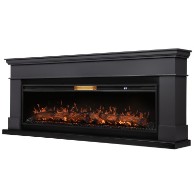 Каминокомплект: Очаг Royal Thermo Aurora RTFP/P-AR60LS, портал California 60 G, графит категории Каминокомплекты