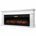 Каминокомплект: Очаг Royal Thermo Aurora RTFP/P-AR60LS, портал California 60 W, белый категории Каминокомплекты