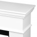 Каминокомплект: Очаг Royal Thermo Aurora RTFP/P-AR60LS, портал California 60 W, белый категории Каминокомплекты