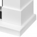 Каминокомплект: Очаг Royal Thermo Aurora RTFP/P-AR60LS, портал California 60 W, белый категории Каминокомплекты