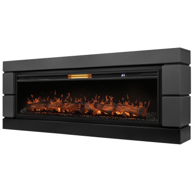 Каминокомплект: Очаг Royal Thermo Aurora RTFP/P-AR60LS, портал Moderno 60, графит категории Каминокомплекты