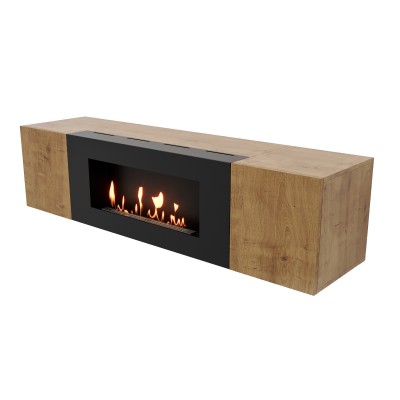Тумба с биокамином Firelight BFP-P1600 дуб вотан категории Биокамины