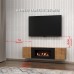 Тумба с биокамином Firelight BFP-P1600 дуб вотан категории Биокамины
