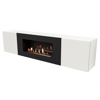 Тумба с биокамином Firelight BFP-P1700L белая категории Биокамины