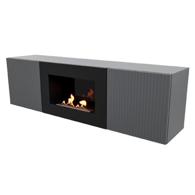 Тумба с биокамином Firelight BFP/P-1400L графит категории Биокамины