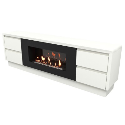 Тумба с биокамином Firelight BFP/P-1700 lux белая категории Биокамины