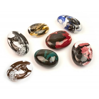 Декоративные керамические камни цветные - 14 шт (ZeFire) категории Аксессуары к биокаминам