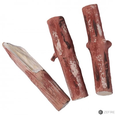 Керамические дрова сосна ветки (ZeFire) - 3 шт категории Аксессуары к биокаминам