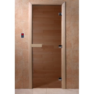 Дверь Стандарт бронза  категории Двери для бани