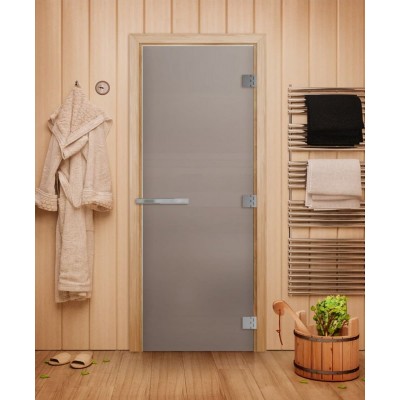 Дверь Doorwood Эталон Сатин категории Двери для бани
