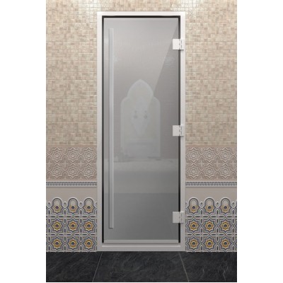 Дверь Doorwood Хамам Престиж Сатин категории Двери для бани