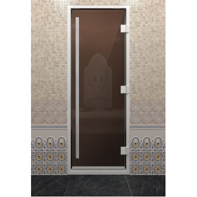 Дверь Doorwood Хамам Престиж Бронза  категории Двери для бани