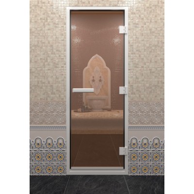 Дверь Doorwood Хамам Бронза  категории Двери для бани