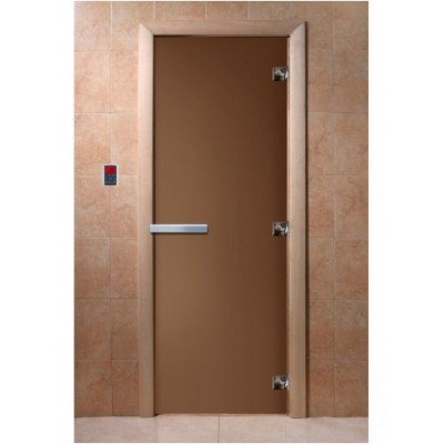 Дверь Doorwood бронза матовая 8 мм категории Двери для бани