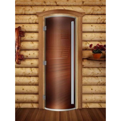 Дверь Doorwood Престиж Радиусная категории Двери для бани