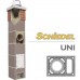 Керамический дымоход Schiedel UNI одноходовой с вентиляционным каналом категории Керамические дымоходы