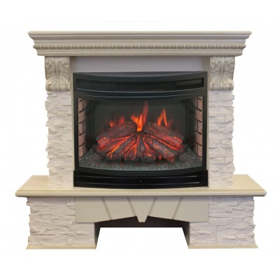 Электрокамин RealFlame Rockland LUX 25 WT с FireField 25 SIR категории Электрокамины