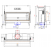 Топка-камин Brunner BKH  5.0 flat 50-162 ST категории Топки Brunner для камина