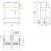 Газовый камин Panorama BKG 55-25-70-25 категории Газовые топки