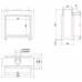 Газовый камин Tunnel Klassik 65/80 категории Газовые топки