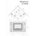 Изразцовый камин Медальон угловой однотонный В категории Изразцовые камины КимрПечь