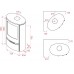 Печь-камин Lotus Jubilee 35 - without wood storage compartment door категории Печи камины