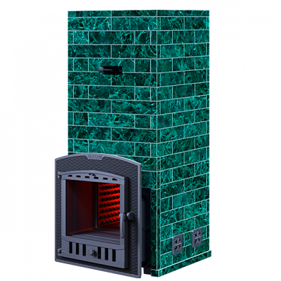 Комплект Гром 40 (П2) Русский пар 1600/40/40 Змеевик кирпич категории Печи для бани