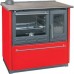 Отопительно-варочная печь Plamen 850 Glas красная категории Отопительно-варочные Plamen