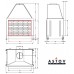Открытая Каминная топка АСТОВ ОПС 900 У категории Топки Astov для камина
