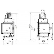 Каминная топка Austroflamm 55x55x51 K 3.0