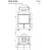 Каминная топка Hoxter HAKA 63/51W категории Топки Hoxter для камина