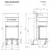 Каминная топка Hoxter UKA 37/55/37/57h