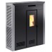 Печь-камин Invicta Daglan 9 Pellet Stove Серая с разводом тепла категории Печи Invicta на пеллетах