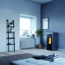 Печь-камин Invicta Teramo 17 Pellet Stove Красная (с водяным контуром) категории Печи Invicta на пеллетах
